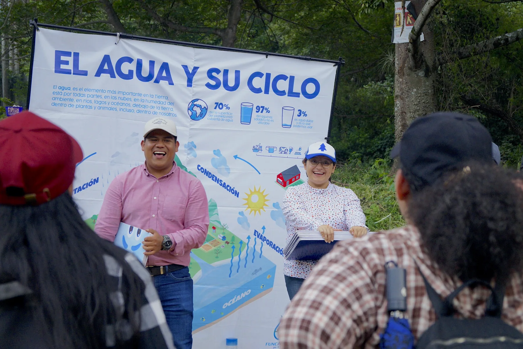Actividad educativa del programa La Gota Viajera